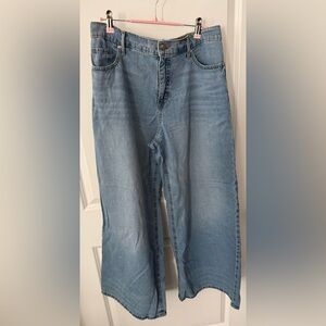 Scoop Light Blue Women's wide leg Jeans